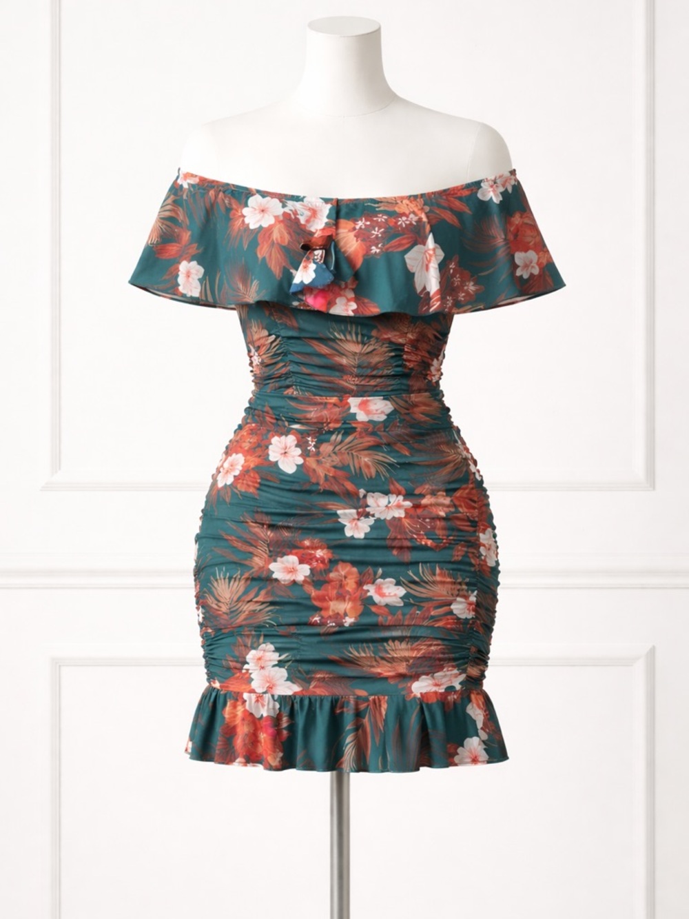 Floral Off-Shoulder Dress